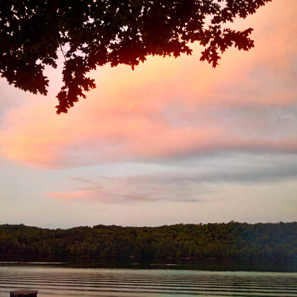 Sunset at the lake