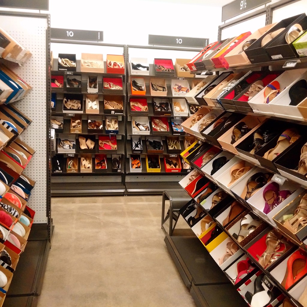 Shoes, as far as the eye could see.