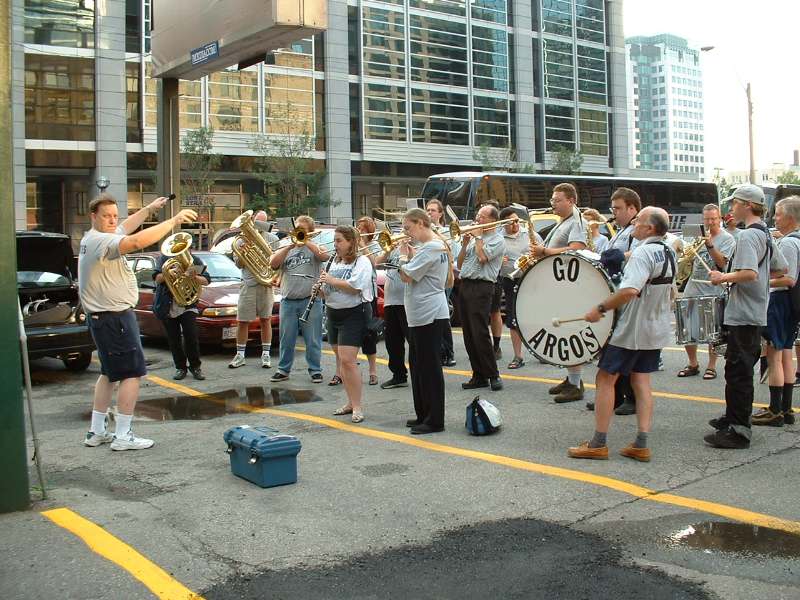 Photo (I think) by Wayne Dawe - from Argonotes.com. Our pre-game warmup spot in warmer weather circa 2002.
