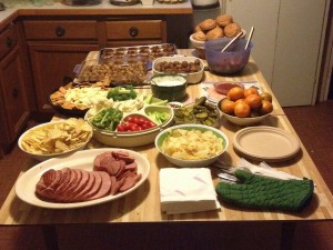 Try to make meals as stress free as possible.
