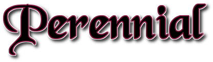 Stylized word Perennial